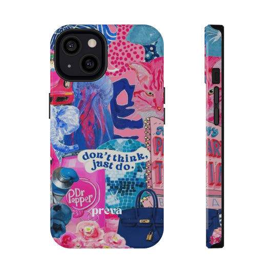 Vibrant Galaxy Collage Phone Case