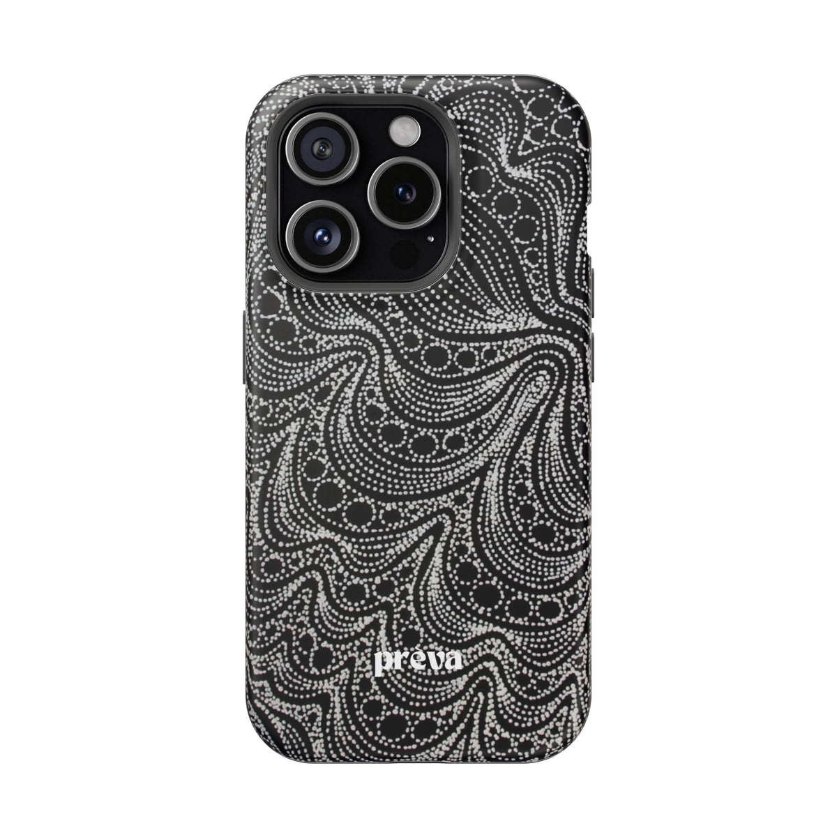 Abstract Midnight Lace Phone Case