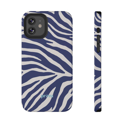 Blue Zebra Phone Case