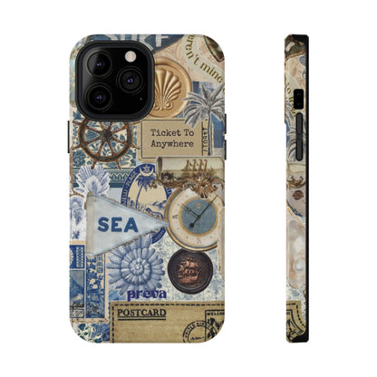 Neutral Travel Collage Phone Case