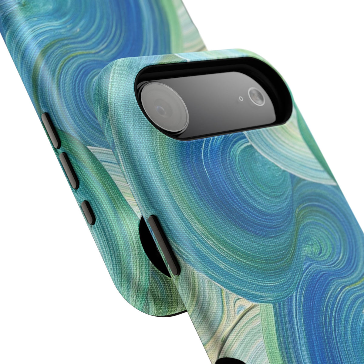 Swirling Ocean Impact-Resistant Phone Case