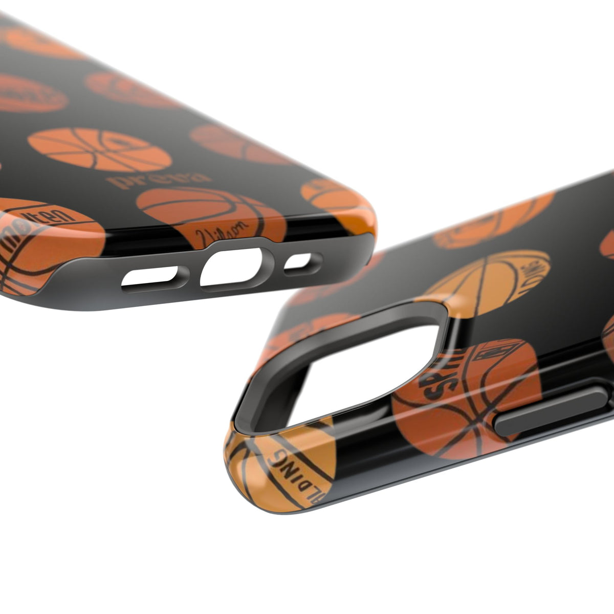 Black Basketball Phone Case