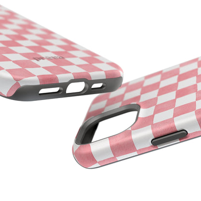 Pink Checkers Phone Case