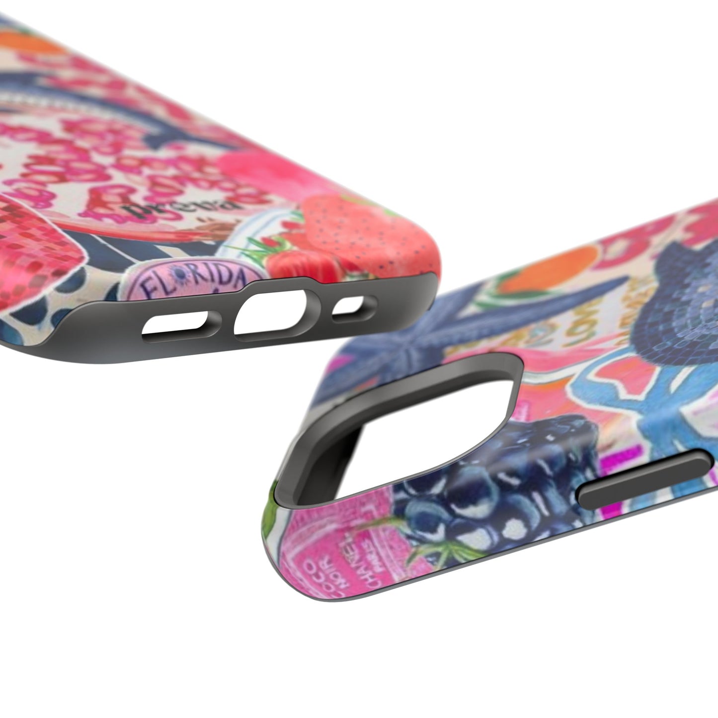 Dolphin Tropics Collage Phone Case