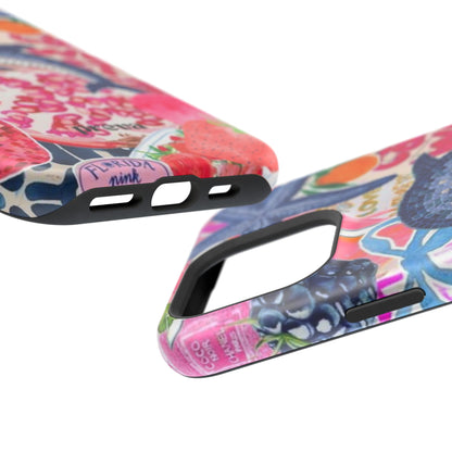 Dolphin Tropics Collage Phone Case