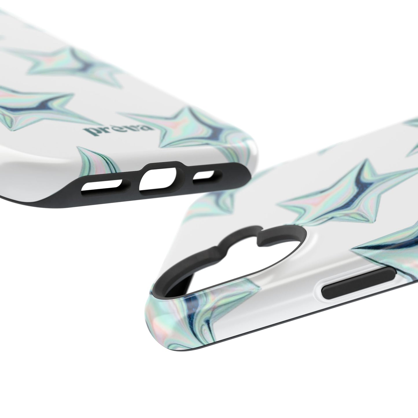 White Starburst Phone Case