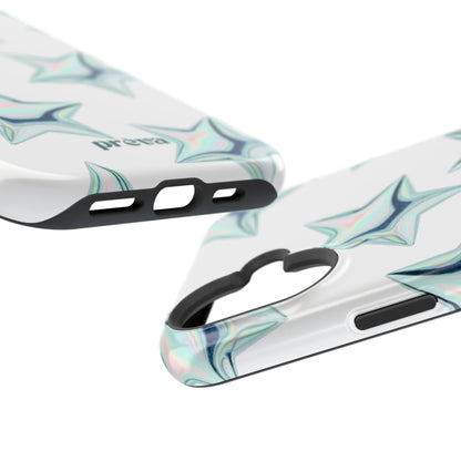 White Starburst Phone Case