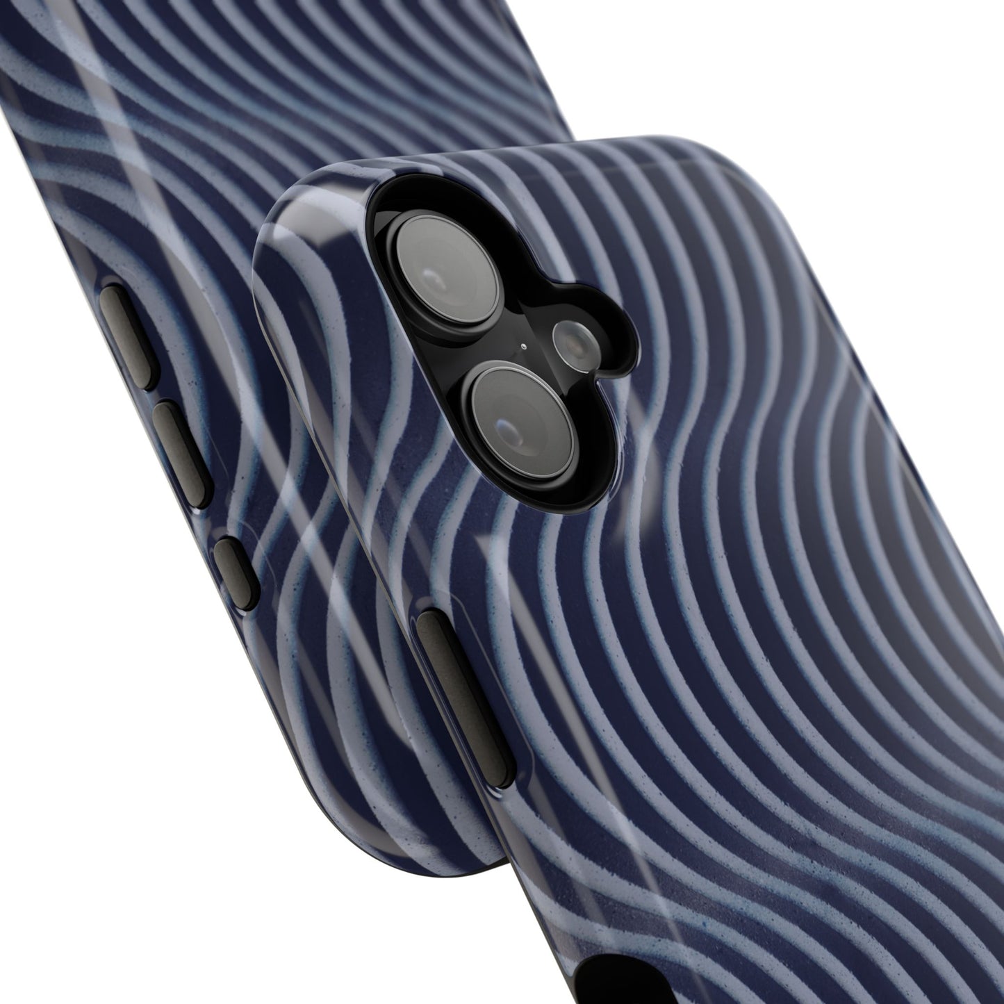 Wavy Navy Phone Case