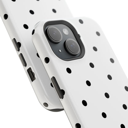 B&W polka dots Phone Case