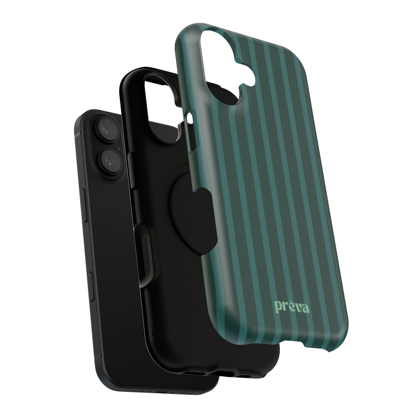 Striped Green Phone Case