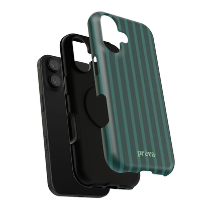 Striped Green Phone Case