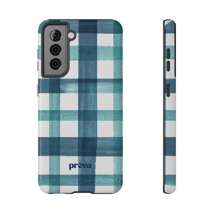 Teal Plaid Phone Case