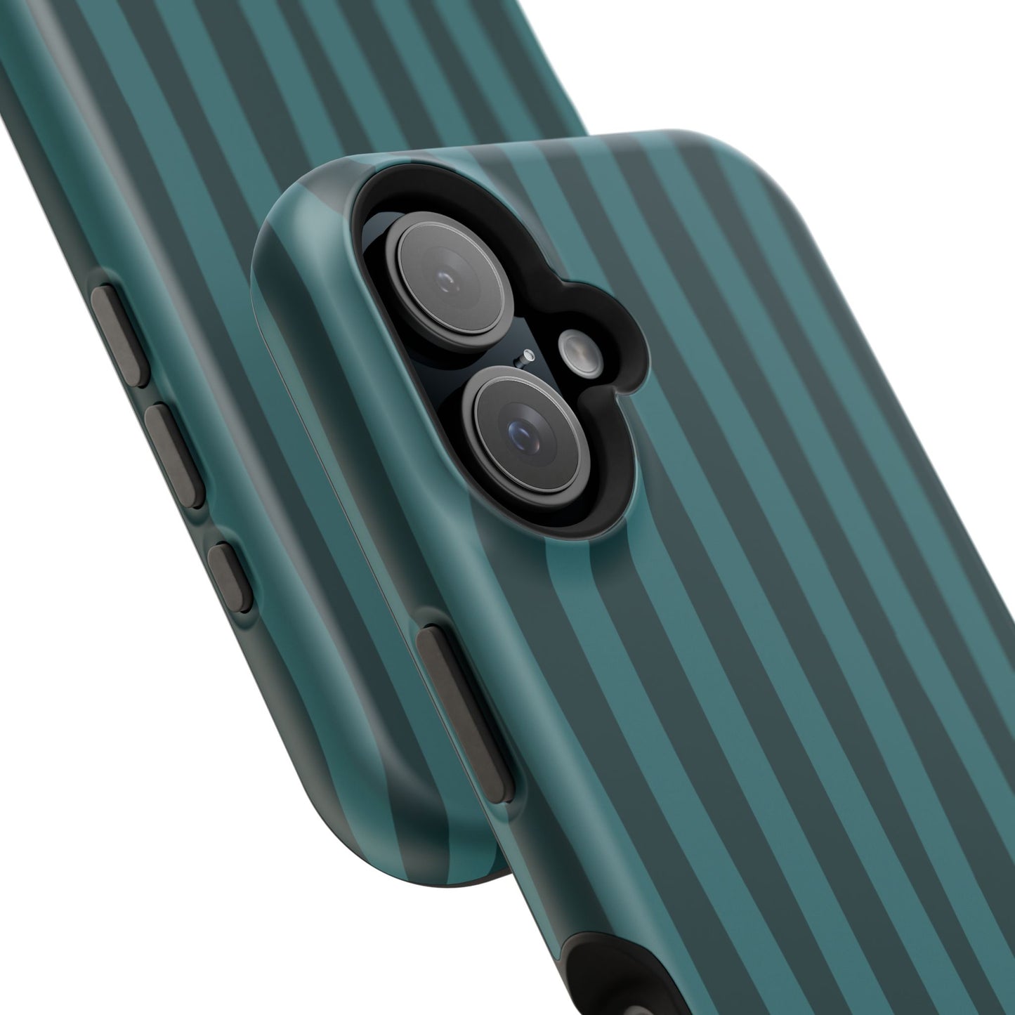 Dark Stripes Turquoise Phone Case
