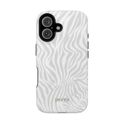 Zebra White Wave Phone Case