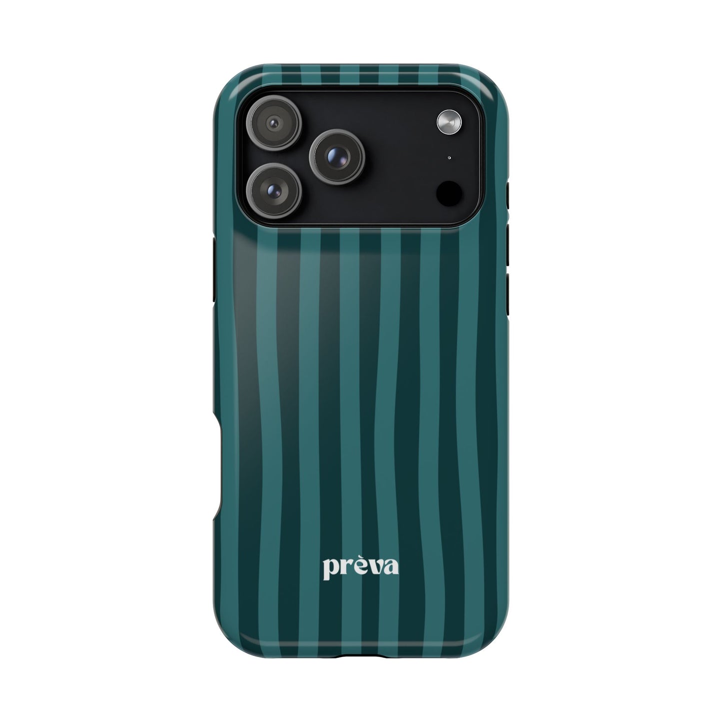 Dark Stripes Turquoise Phone Case