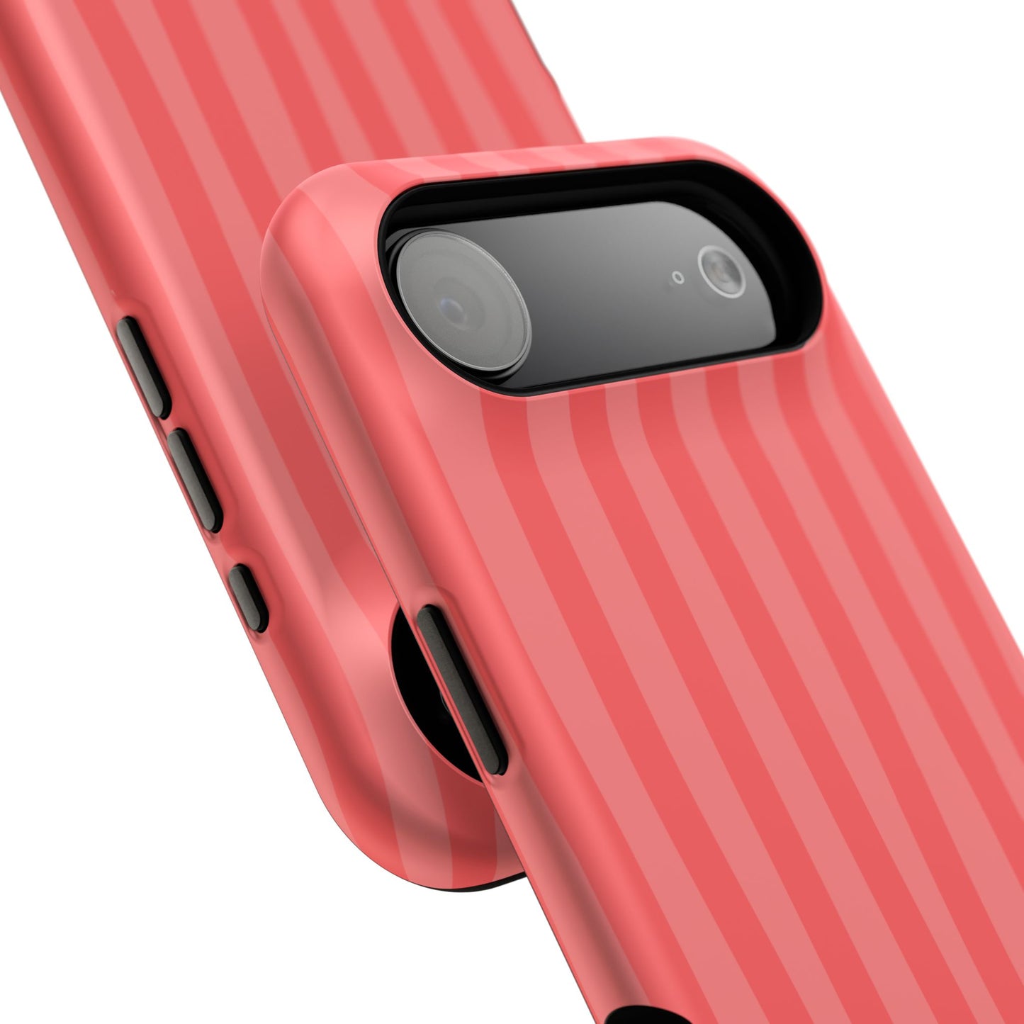 Coral Stipes Phone Case