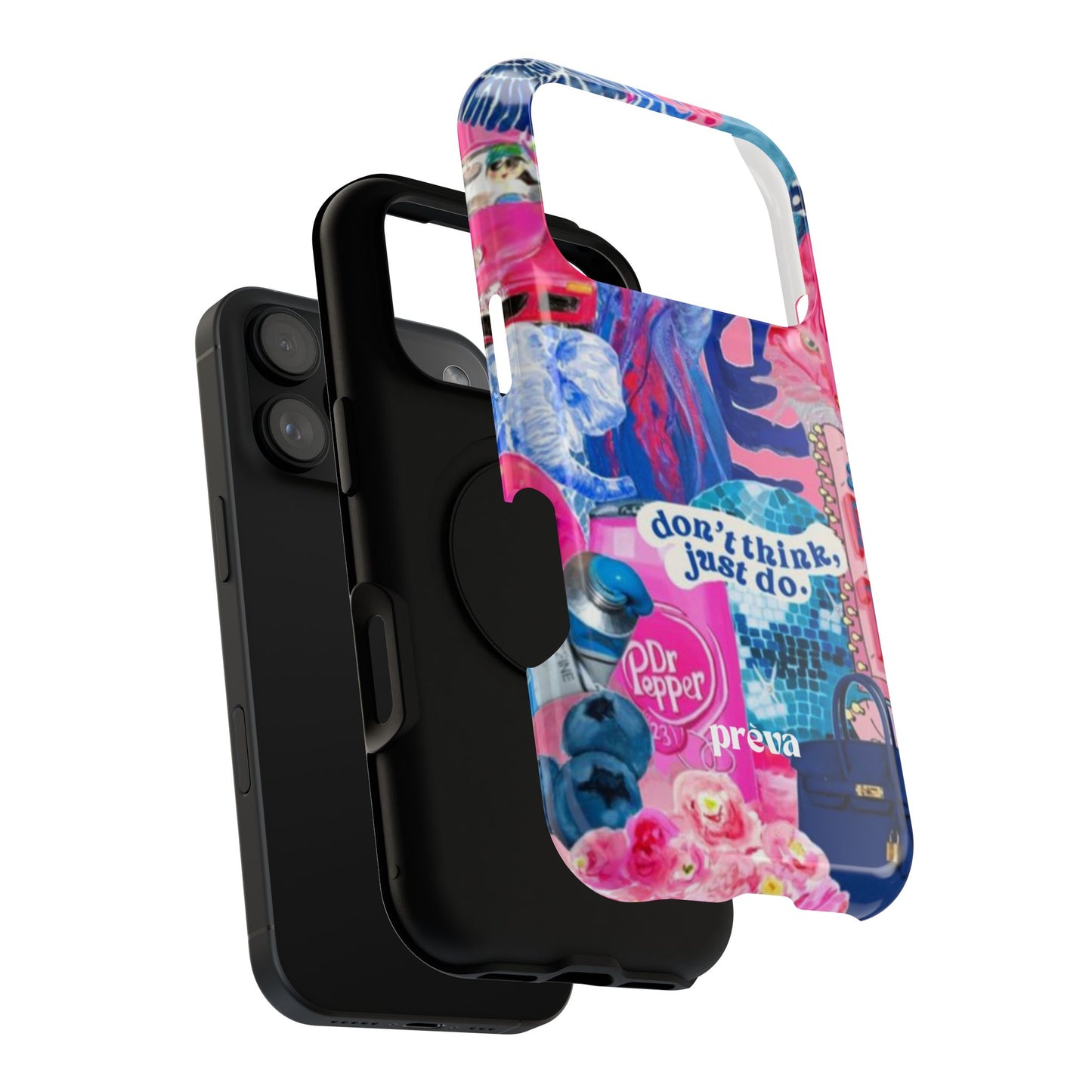 Vibrant Galaxy Collage Phone Case