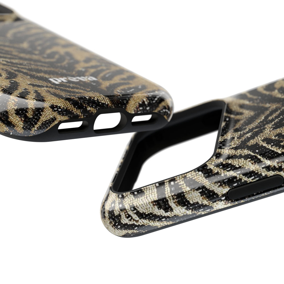 Phone Case — Impact‑Resistant Tiger Print Rug Texture