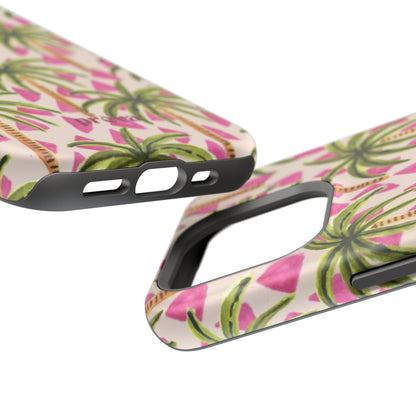 Phone Case — Pink Palm Tree Impact-Resistant Protector