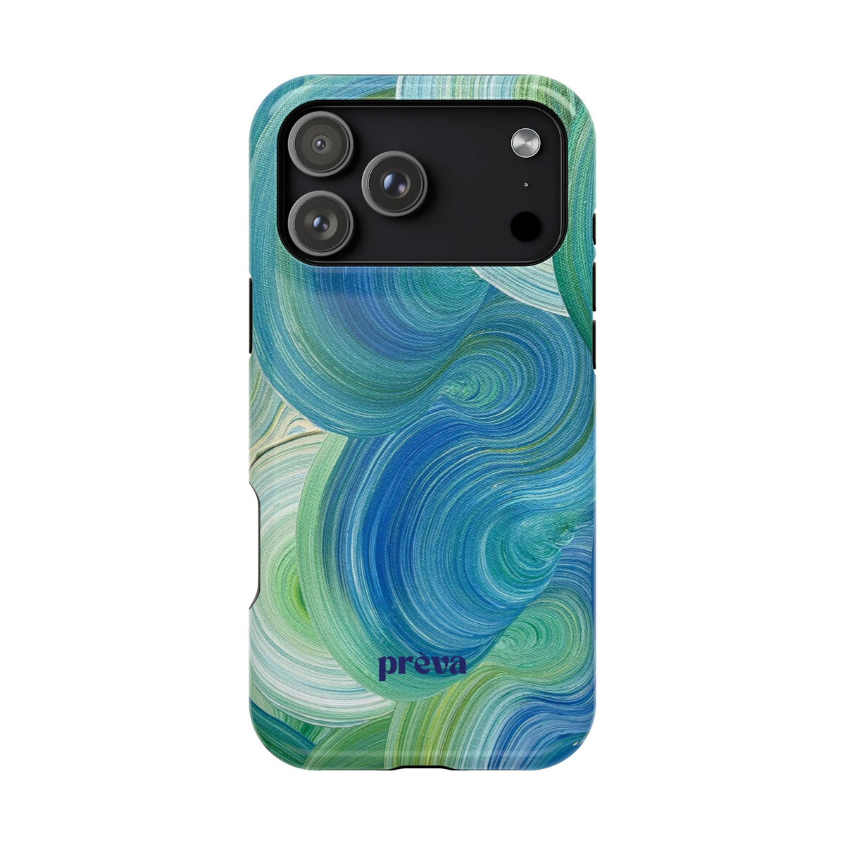 Swirling Ocean Impact-Resistant Phone Case