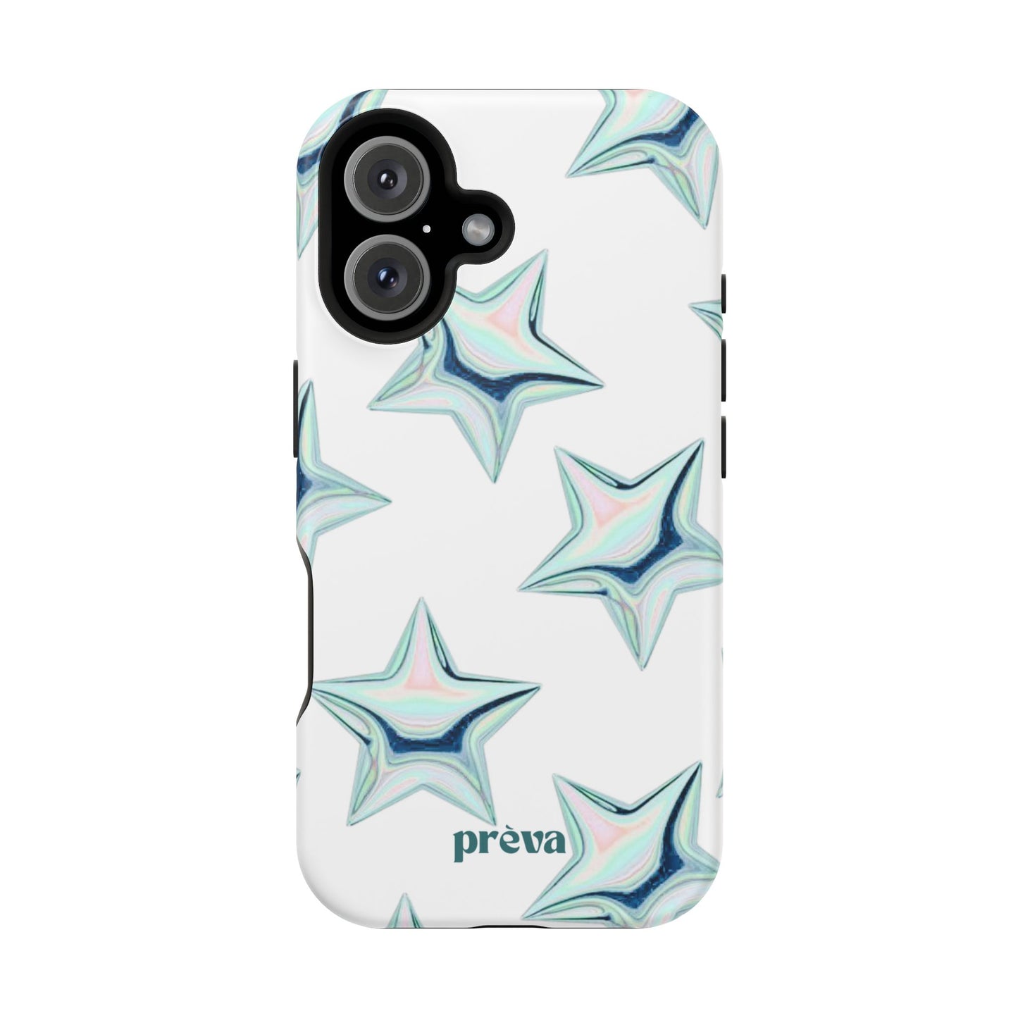 White Starburst Phone Case