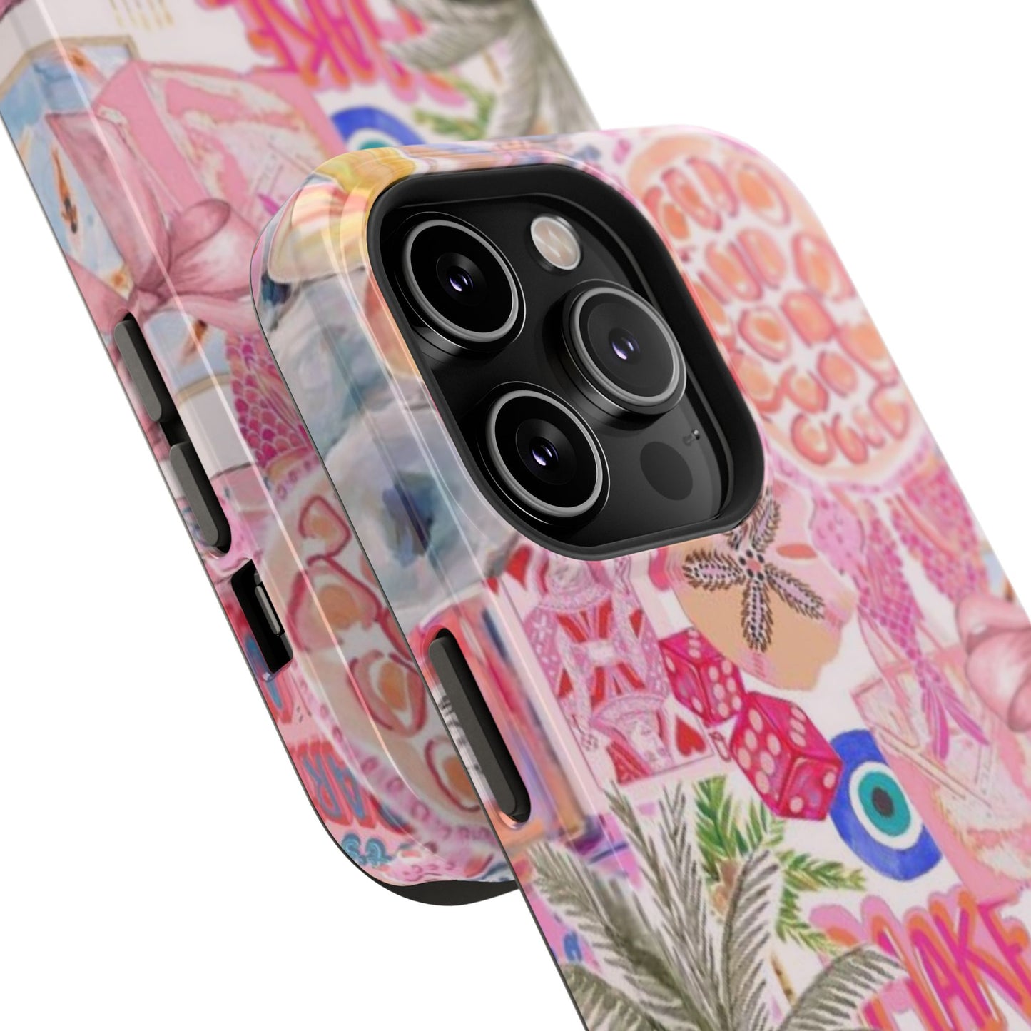 Pink Tropical Collage Phone Case