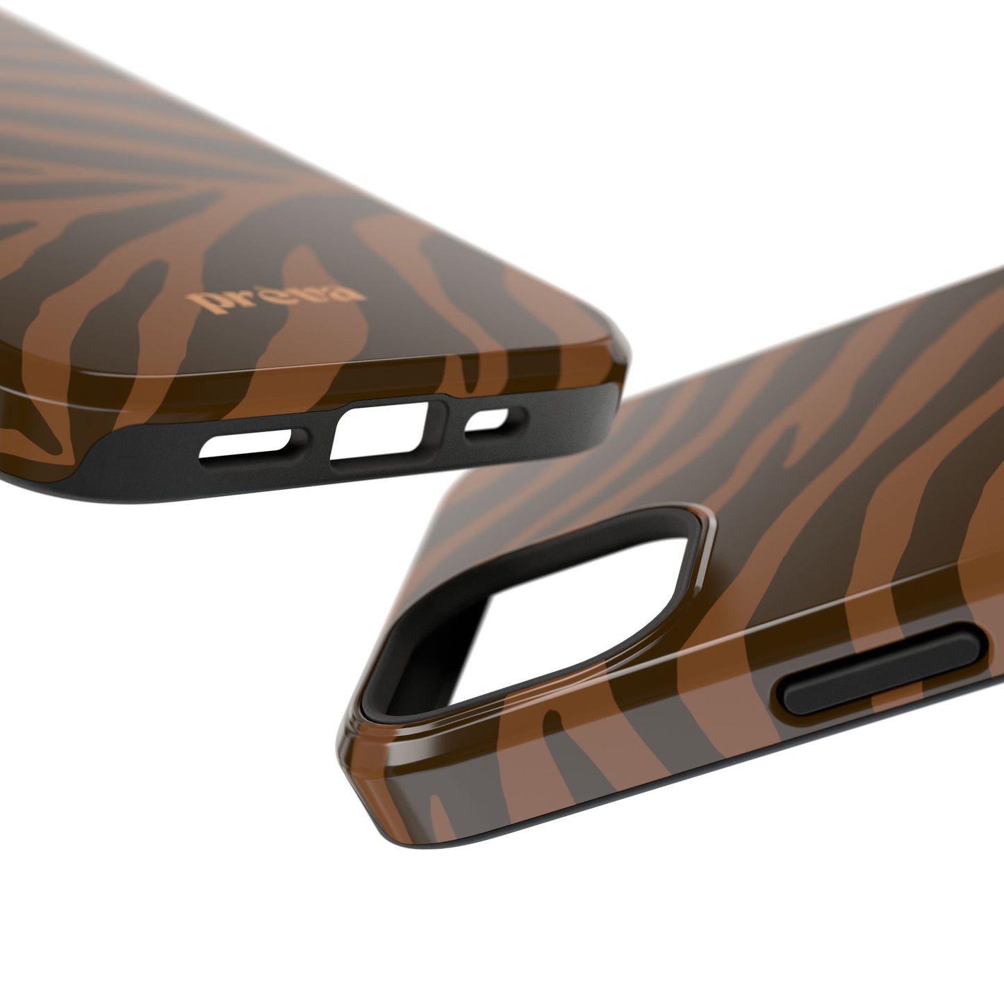Brown Tiger Stripe Phone Case