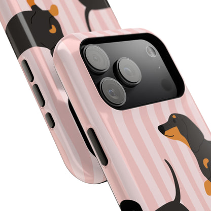 Dachshund Pink Stripes