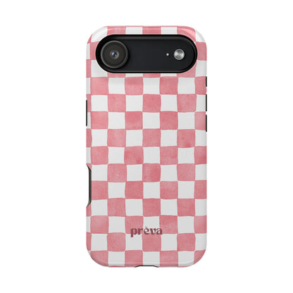Pink Checkers Phone Case