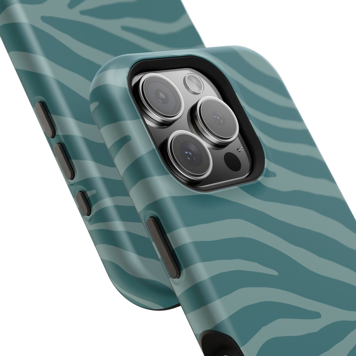 Teal Zebra Phone Case
