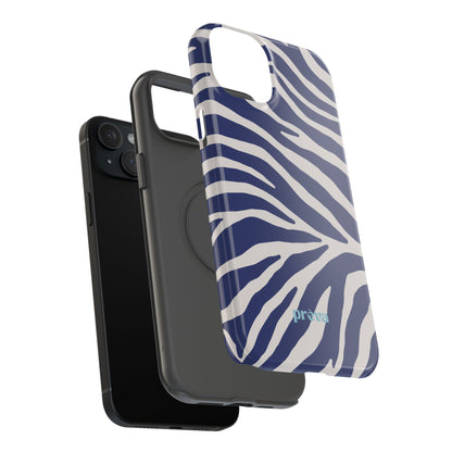 Blue Zebra Phone Case