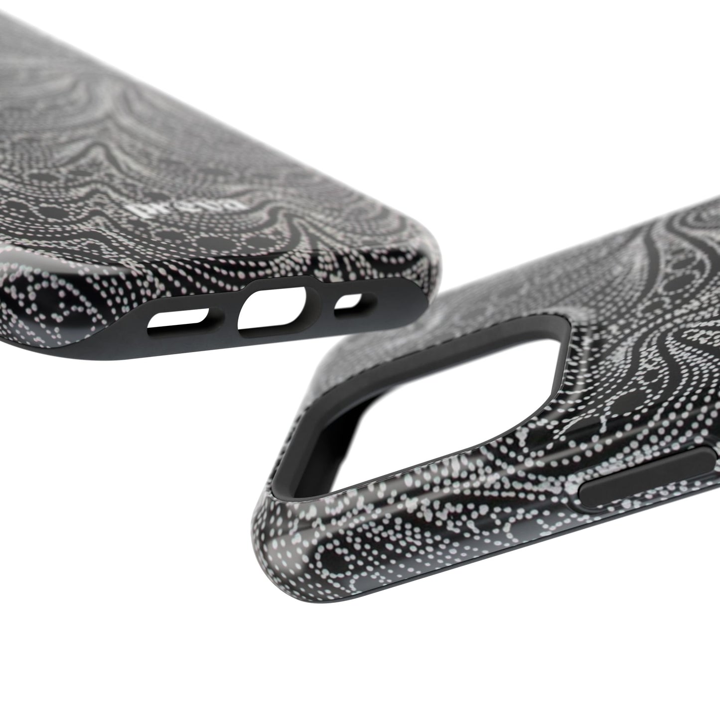 Abstract Midnight Lace Phone Case