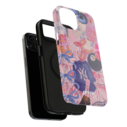 Retro 8 Ball Collage Phone Case
