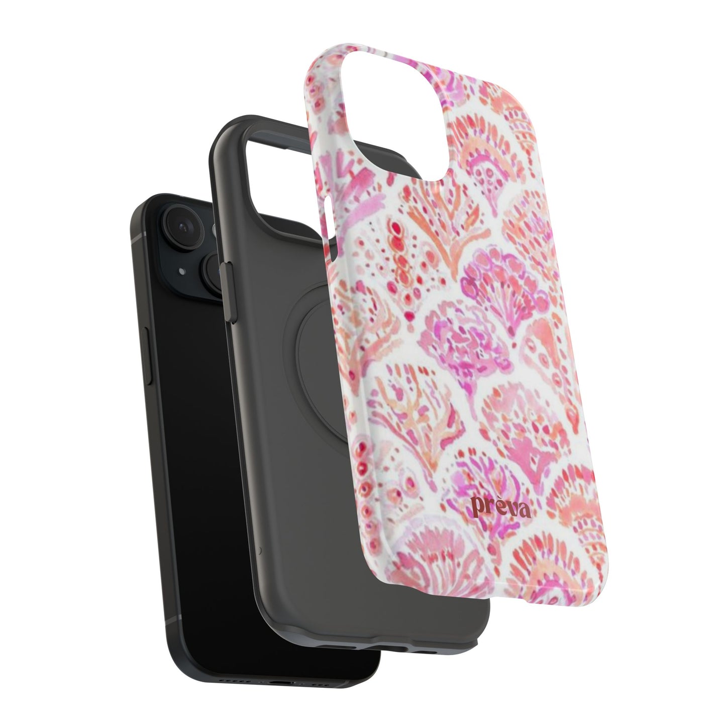 Pink Shell Watercolor Phone Case