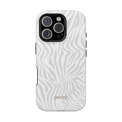 Zebra White Wave Phone Case