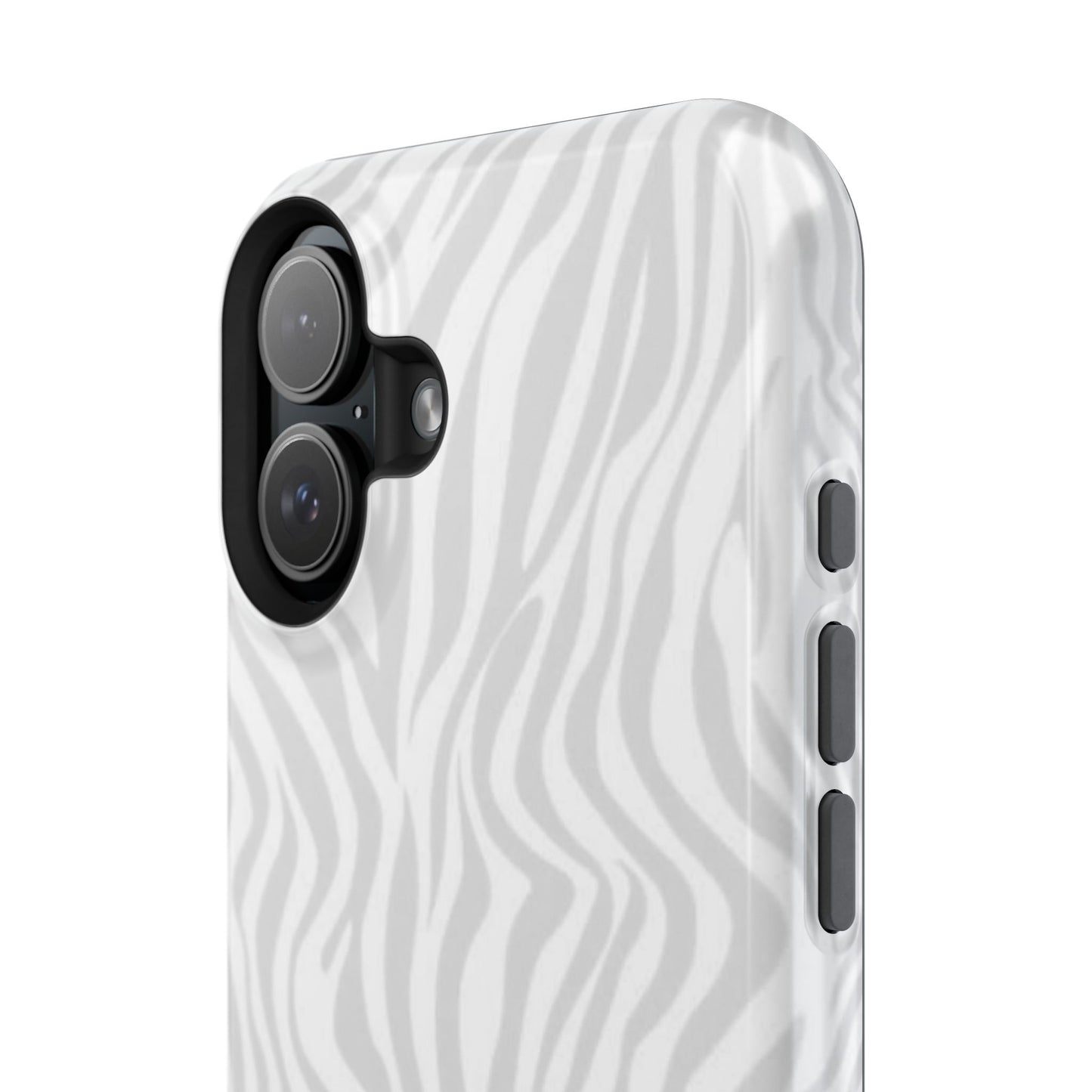 Zebra White Wave Phone Case