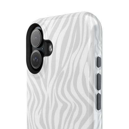 Zebra White Wave Phone Case