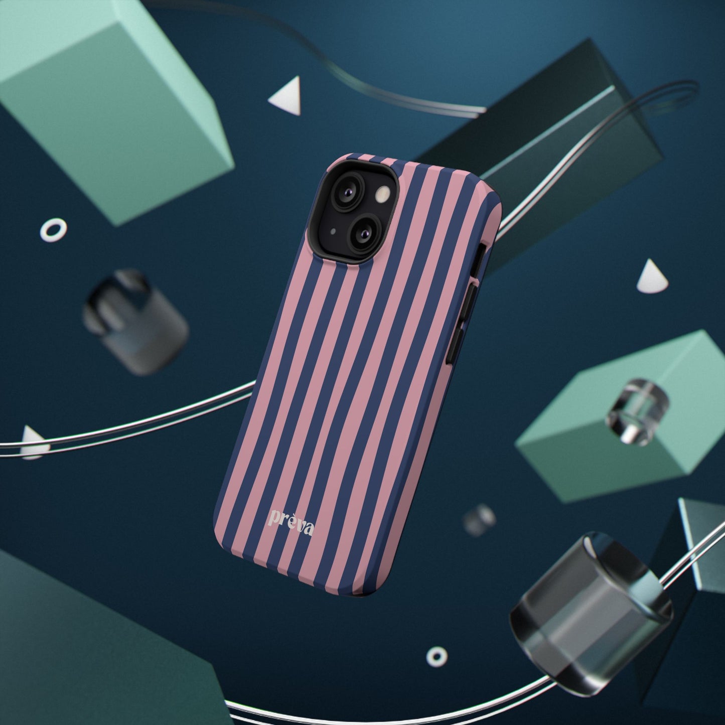 Blue and Pink Stripes Case
