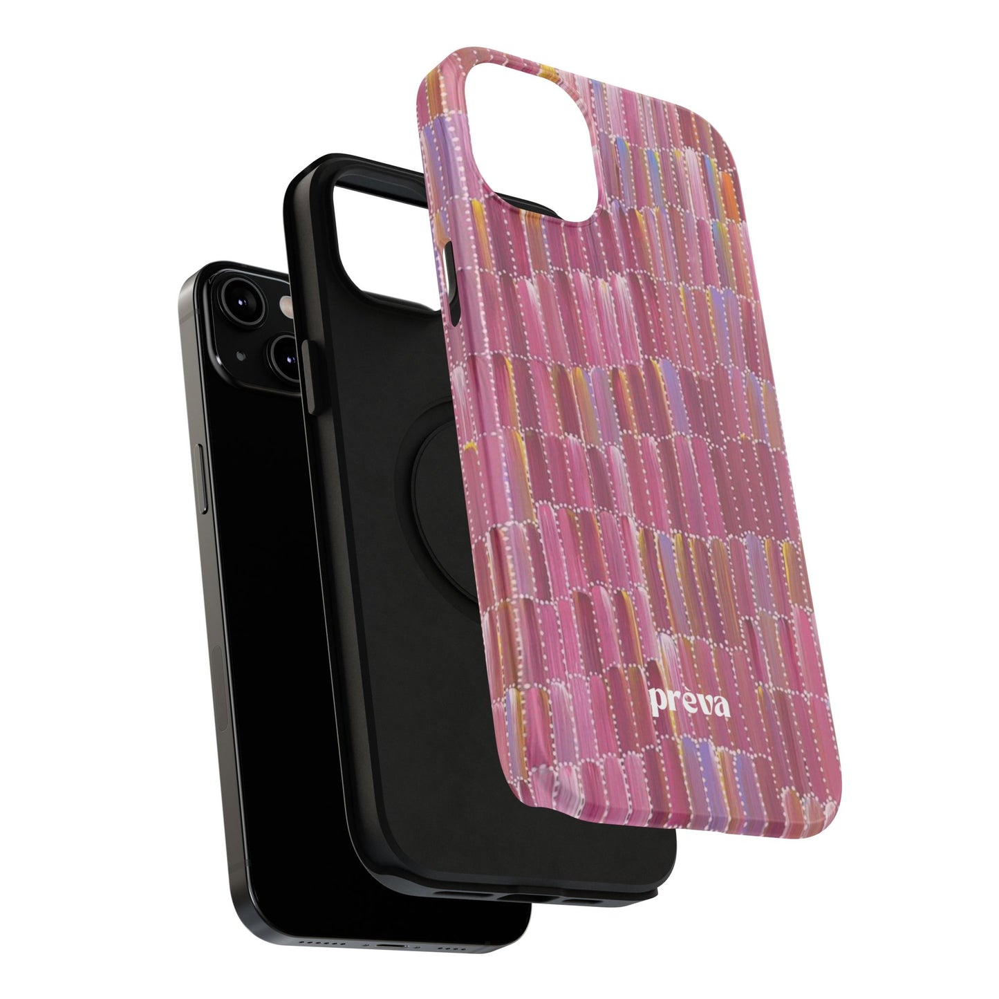 Pink Brushstroke Phone Case