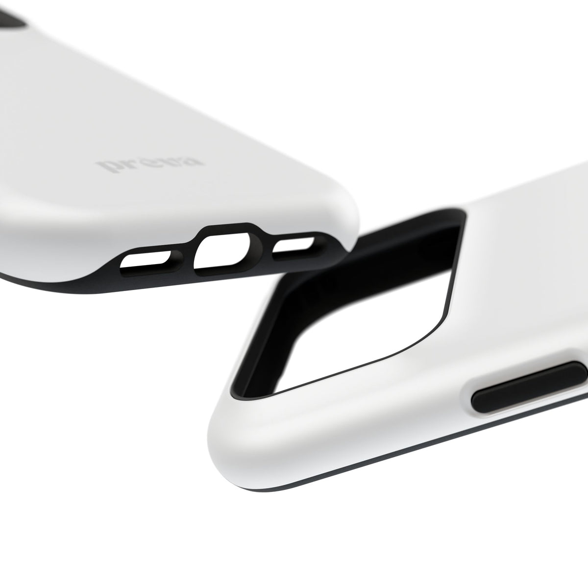 White & Grey Phone Case