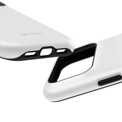 White & Grey Phone Case