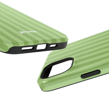 Light Green Stripes Phone Case