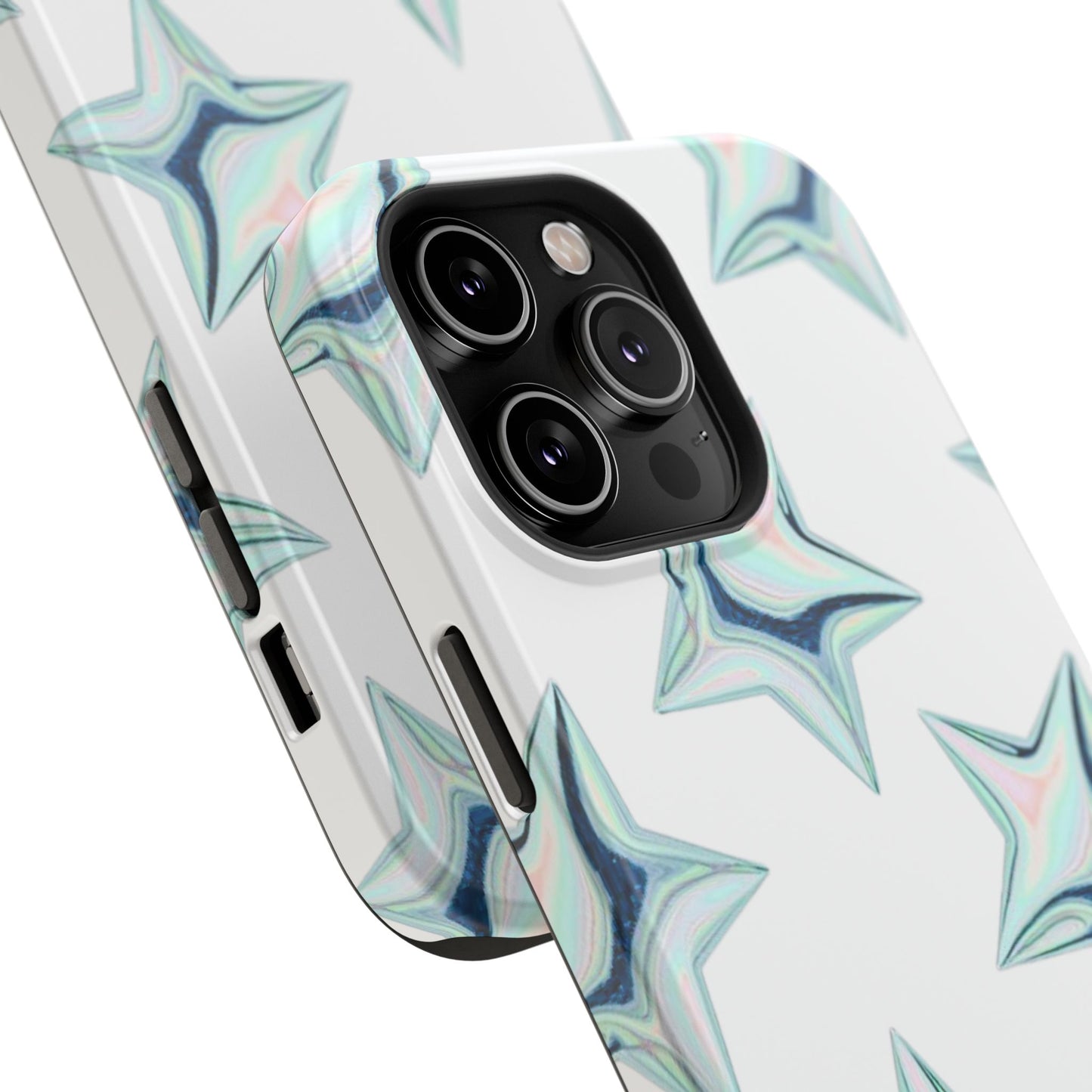White Starburst Phone Case