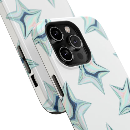 White Starburst Phone Case