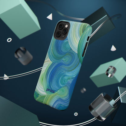 Swirling Ocean Impact-Resistant Phone Case