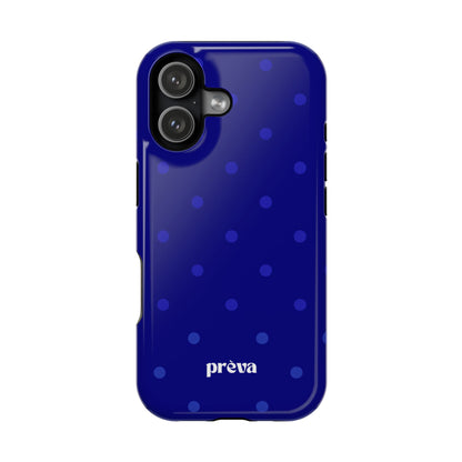Dark Blue Polka Dots Phone Case