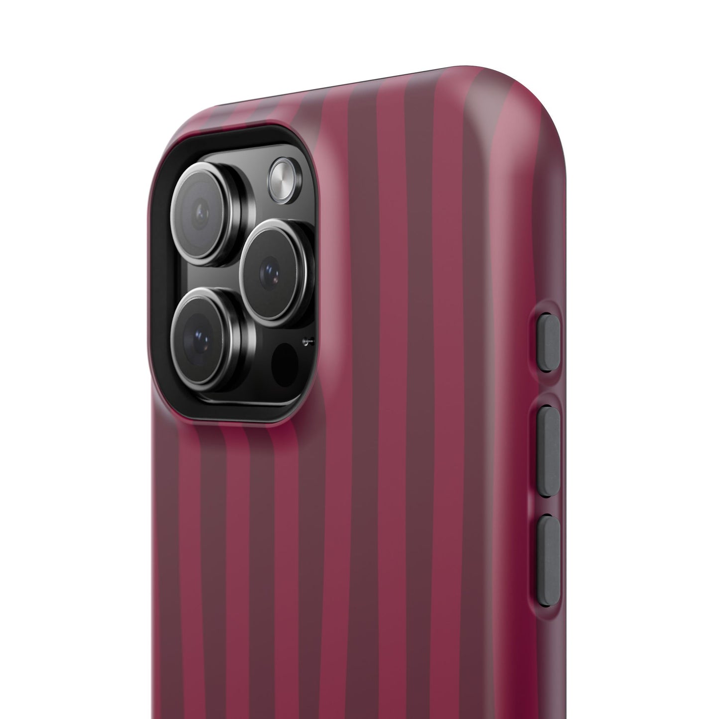 Burgandy Stripes x Ava Dudderar Phone Case