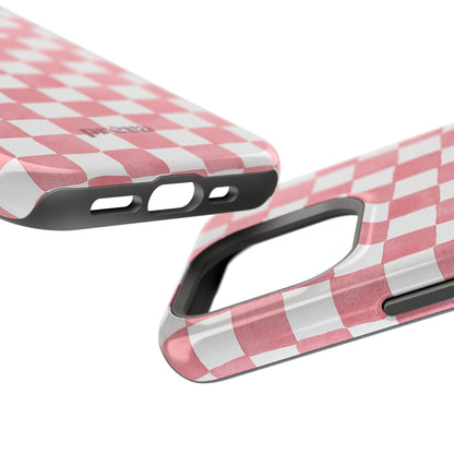 Pink Checkers Phone Case