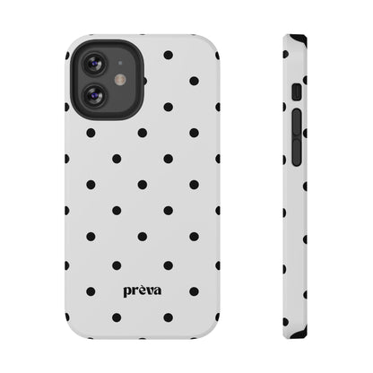 B&W polka dots Phone Case