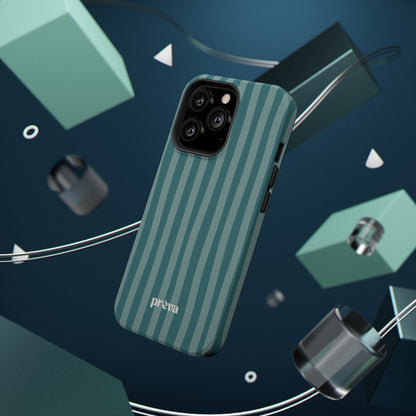 Striped Teal Phone Case